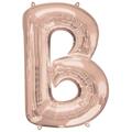 Anagram 37 in. Letter B Rose Gold Balloon 89754